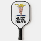 Harry Scared Pickle Ball Paddle (Rückseite)