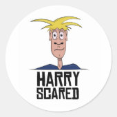 Harry Scared Sticker (Vorderseite)