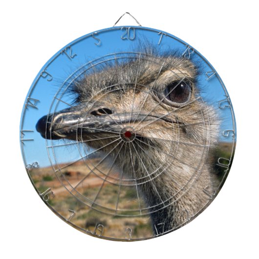 Harry the Happy Ostrich Dartscheibe (vorne)