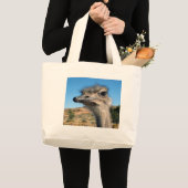Harry the Happy Ostrich Jumbo Stoffbeutel (Vorderseite (Produkt))