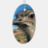 Harry the Happy Ostrich Keramikornament (Rechts)