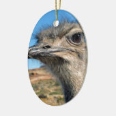 Harry the Happy Ostrich Keramikornament (Links)