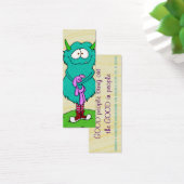 Harry the Monster, w/quote, Glückskarte (Schreibtisch)