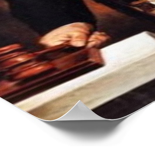 Harry Truman "gab kein Zitat-Poster von "Em Hell" Poster (Ecke)