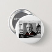 Harry Truman "Never Gave Hell" Zitate von Weisheit Button (Vorne & Hinten)