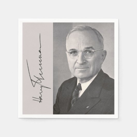 Harry Truman Serviette (Vorderseite)