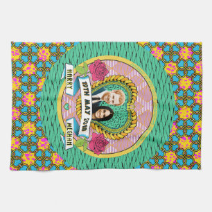 HARRY- U. MEGHAN GEDENKhochzeits-TEE-TUCH Geschirrtuch