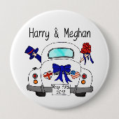 Harry u. Meghan Hochzeit, am 19. Mai 2018 Button (Vorderseite)