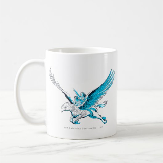 Harry und Hermione auf einem Hippogriff Kaffeetasse (Links)