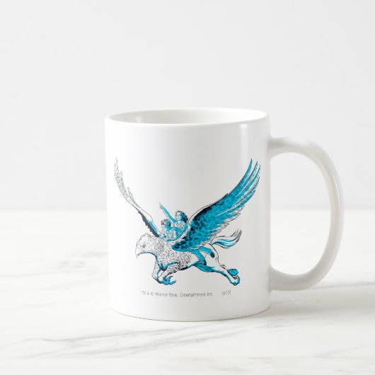 Harry und Hermione auf einem Hippogriff Kaffeetasse (Rechts)