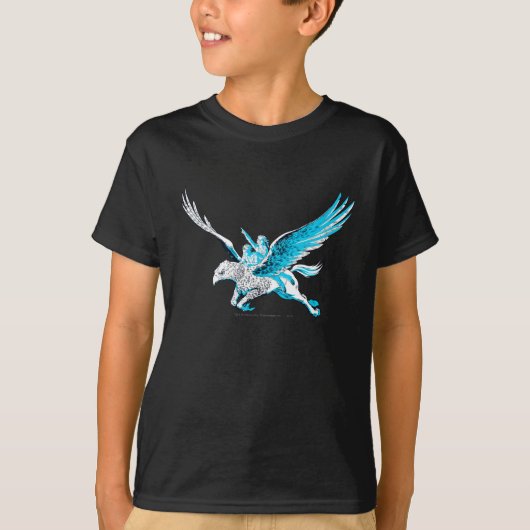 Harry und Hermione auf einem Hippogriff T-Shirt (Vorderseite)