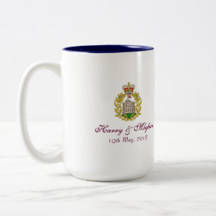 Harry und Meghan GedenkTasse Zweifarbige Tasse