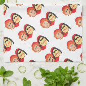 Harry und Meghan Geschirrtuch (Gefaltet)