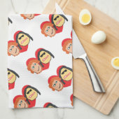 Harry und Meghan Geschirrtuch (Viertel Falte)