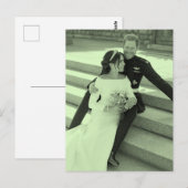 Harry und Meghan Hochzeitsportrait stilisiert Postkarte (Vorne/Hinten)