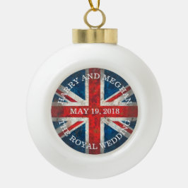 Harry und Meghan Royal Wedding Keramik Kugel-Ornament