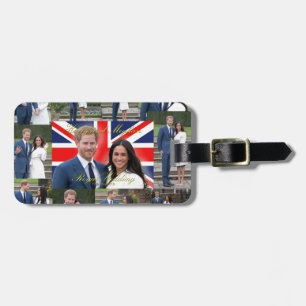 Harry und Meghan Royal Wedding Pro Foto Montage Gepäckanhänger
