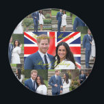 Harry und Meghan Royal Wedding Pro Foto Montage Magnet<br><div class="desc">HRH Prince Harry und Meghan Markle Royal Wedding am Windsor Castle 19. Mai 2018. Hoch kollektiv Royal Wedding Souvenir. Berufliches Foto. Importiert aus der Original-Kamera-Datei,  um die beste Bildqualität auf Ihren Produkten zu garantieren. Copyright © Anwar Hussein 2018 alle Rechte vorbehalten.</div>