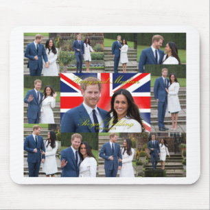 Harry und Meghan Royal Wedding Pro Foto Montage Mousepad