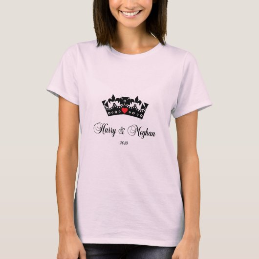 Harry und Meghan Wedding 2018 T-Shirt (Vorderseite)