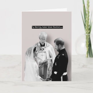 Harry und Meghan Wedding Card Karte