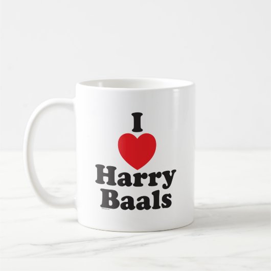 HarryBaals "des Herz-I" Kaffeetasse (Links)