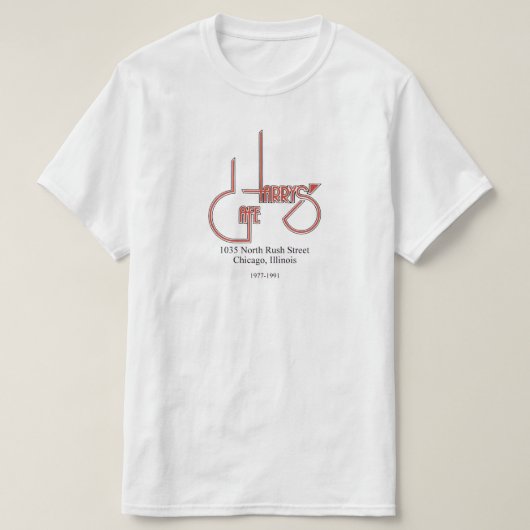 Harry's Cafe, Chicago, IL T-Shirt (Design vorne)
