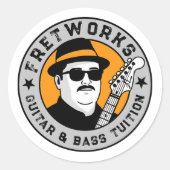 Harry's Music Runder Aufkleber (Vorderseite)