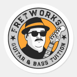 Harry's Music Runder Aufkleber