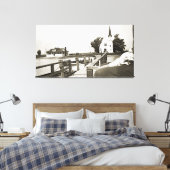 Harsens Island Michigan St. Marks Kirche 1925 Auss Leinwanddruck (Insitu (Schlafzimmer))