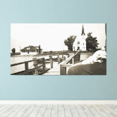 Harsens Island Michigan St. Marks Kirche 1925 Auss Leinwanddruck (Insitu (Holzboden))