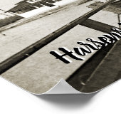 Harsens Island Michigan St. Marks Kirche 1925 Auss Poster (Ecke)