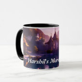 Harshils Morgentee Tasse (Vorderseite Links)