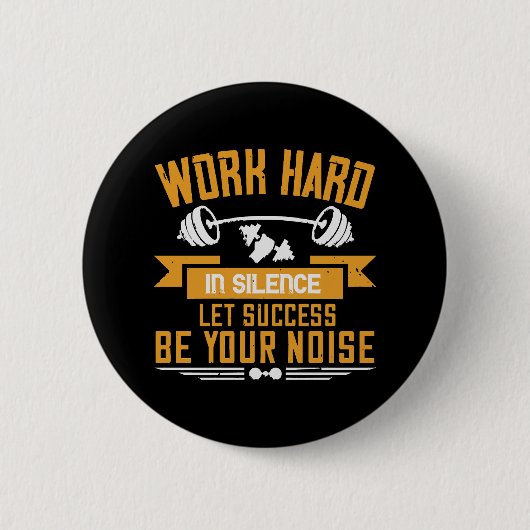 hart arbeiten button (Vorderseite)
