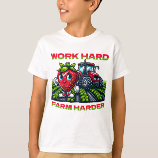 hart arbeiten, der Funny Tracker härter T-Shirt