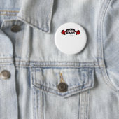 hart arbeiten für den Funny der Arbeitnehmer Button (Beispiel)