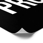 hart arbeiten, geduldig sein, dem Prozess vertraue Poster (Ecke)