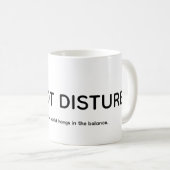 Hart arbeiten kaffeetasse (VorderseiteRechts)