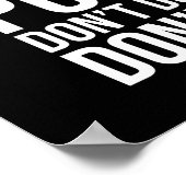 hart arbeiten, nicht faul sein, Gym, Hustle, Erfol Poster (Ecke)