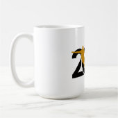 Hart arbeiten oder Highlights lustig Fußball schau Kaffeetasse (Links)