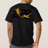 Hart arbeiten oder Highlights lustig Fußball schau T-Shirt (Rückseite)