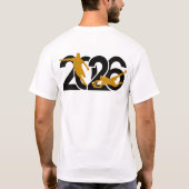 Hart arbeiten oder Highlights lustig Fußball schau T-Shirt (Rückseite)