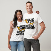 Hart arbeiten oder Highlights lustig Fußball schau T-Shirt (Unisex)