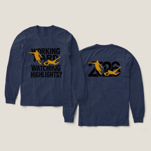 Hart arbeiten oder Highlights lustig Fußball schau Tri-Blend Shirt (Design Vorderseite & Rückseite)