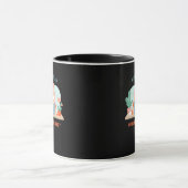 hart arbeiten oder kaum arbeiten lustige Meme Tasse (Zentrum)