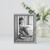 hart arbeiten postkarte (Stehend Vorderseite)