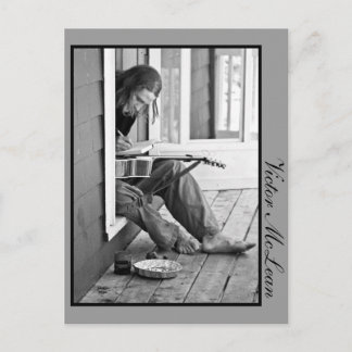 hart arbeiten postkarte