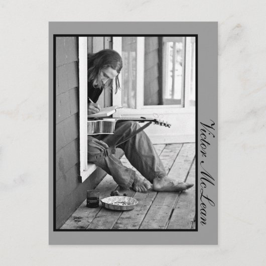 hart arbeiten postkarte (Vorderseite)