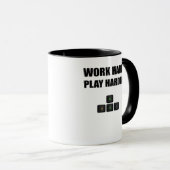 hart arbeiten - RGB Tasse (VorderseiteRechts)