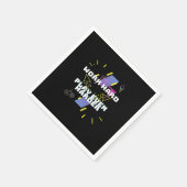 hart arbeiten, so hart spielen serviette (Ecke)